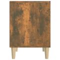 vidaXL Nočný stolík dymový dub 40x35x50 cm