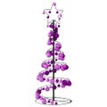 vidaXL LED vianočný stromček s ozdobami 80 LED teplá biela 120 cm