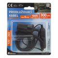 Predĺžovací kábel COMPASS 07425 12/24 V 5 A 3 m do autozapalovača