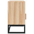 vidaXL Nočné stolíky 2ks čierne 40x30x55,5cm kompozitné drevo a železo