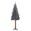 vidaXL Úzky vianočný stromček Zelená 180 cm