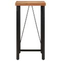 vidaXL Barový stôl 55x55x107 cm masívna akácia a železo
