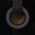 vidaXL Klasická gitara pre začiatočníkov s taškou čierna 3/4 36"