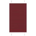 vidaXL plisovaná roleta Bordeaux červená 75x150 cm Šírka látky 74,4 cm