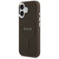 Obal Guess Classic Logo MagSafe pre iPhone 17 hnedá
