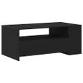 vidaXL Konferenčný stolík Čierny dub 102 x 55 x 43,5 cm