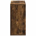 vidaXL Servírovacia skriňa Dymová dub 49,5 x 22 x 47 cm