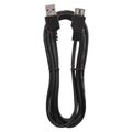 Kábel USB 2.0 A/M – A/F 2m, čierny, EMOS S70201