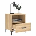 vidaXL Nočné stolíky 2 ks dub sonoma 40x35x47,5 cm kompozitné drevo