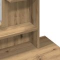 vidaXL toaletný stolík s LED Artisan Dub 86,5x35x136 cm