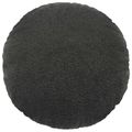 vidaXL Poťah na podložku 6 pcs HEERLEN Tmavosivá Ø 30 cm Bouclé