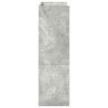vidaXL Regál na topánky betónovosivý 60x25x81 cm spracované drevo