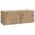vidaXL Nástenná TV skrinka 78,5 x 31 x 30 cm Dub artisan