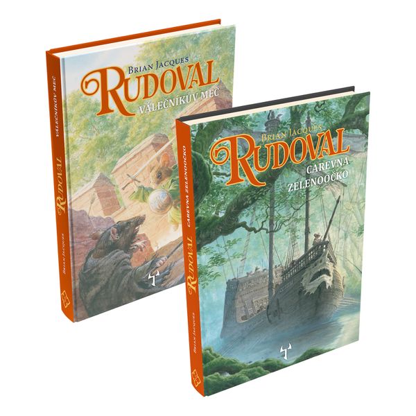 Komplet kníh Rudoval: Bojovníkov meč a Cárovná Zelenoočko (1. a 2. diel)