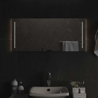 vidaXL LED kúpeľňové zrkadlo 90x40 cm