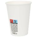 vidaXL papierové šálky na kávu s viečkom 1000 ks 12oz 300ml