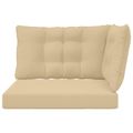vidaXL Vankúš na vonkajšiu pohovku Polyester Béžová 68,5 x 68,5 cm