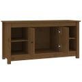 vidaXL TV skrinka medovo-hnedá 103x36,5x52 cm masívna borovica
