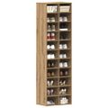 vidaXL Skrinka na topánky Artisan Dub 54x34x183 cm Engineered Wood