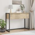 vidaXL Koncový stôl Sonoma 100 x 36 x 75 cm Kompozitné drevo