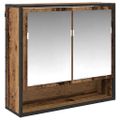 vidaXL Sada kúpeľňového nábytku 3 ks Staré drevo 35 x 37,5 x 166 cm