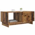 vidaXL Konferenčný stolík Staré drevo 90 x 50 x 40 cm Kompozitné drevo