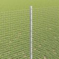 vidaXL Zvarené pletivo s podperami 10 x 1,4 m Pozinkovaná oceľ