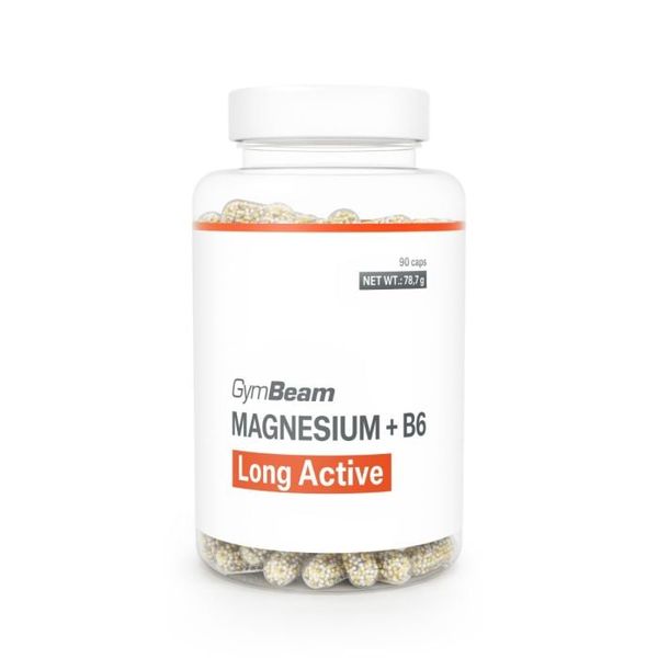 Magnézium + B6 Long Active - GymBeam