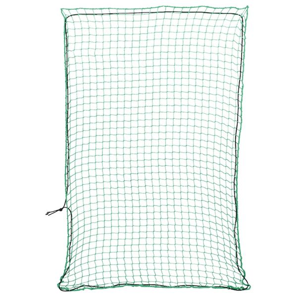 vidaXL Sieť na prívesný vozík s elastickým lanom, zelená 5x3,5 m, PP