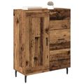 vidaXL Servírovacia skriňa so zásuvkou Staré drevo 69,5 x 34 x 90 cm