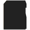 vidaXL Nočné stolíky s LED svetlami 2 ks čierne 50x40x45 cm
