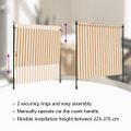vidaXL Vonkajšia roleta oranžovo-biela 200x270 cm látka a oceľ