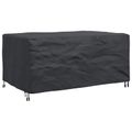 vidaXL Obal na nábytok Jednofarebný Čierna 172 x 113 x 73 cm 210D