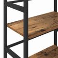vidaXL Regál na knihy 2 úrovní 60 x 29,5 x 81 cm Kompozitné drevo