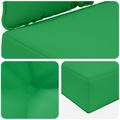 vidaXL Vankúš na vonkajšiu pohovku Polyester Zelená 60 x 50,5 cm