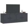 vidaXL TV skrinky 2 ks antracitové 67x39x44 cm oceľ