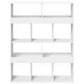 vidaXL Deliaca stena biela 100x33x125,5 cm kompozitné drevo