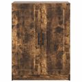 vidaXL Servírovacia skriňa Dymový dub 66 x 34,5 x 87 cm