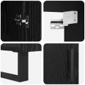 vidaXL Highboard Čierny dub 34,5 x 34 x 180 cm Kompozitné drevo
