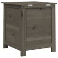 vidaXL Vonkajší box na vankúše antracitový 50x50x56 cm jedľový masív