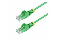 15m zelený tenký CAT6 ethernetový kábel - N6PAT15MGNS