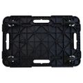 vidaXL Prepravné vozíky 3 ks čierne 58x38x12 cm polypropylén