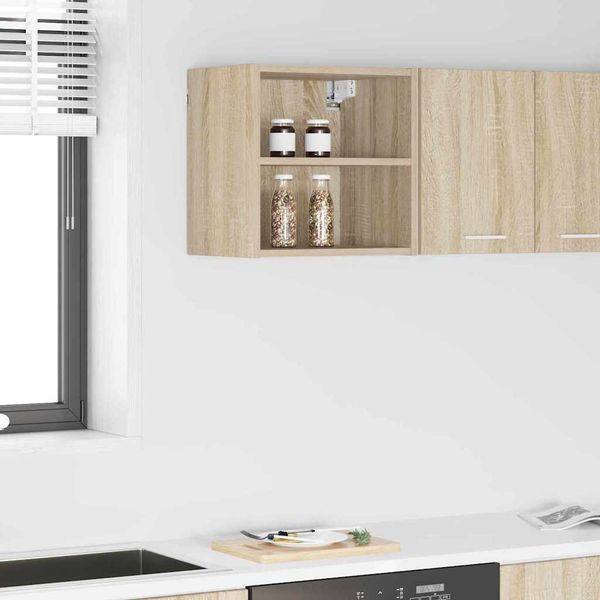 vidaXL Závesná skrinka Sonoma dub 40 x 29,5 x 40 cm Kompozitné drevo