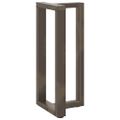 vidaXL Nohy barového stola v tvare T, 2 ks, čierne, 40x35x(90-91) cm, oceľové