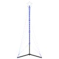 vidaXL LED vianočný stromček 363 LED modré 182 cm