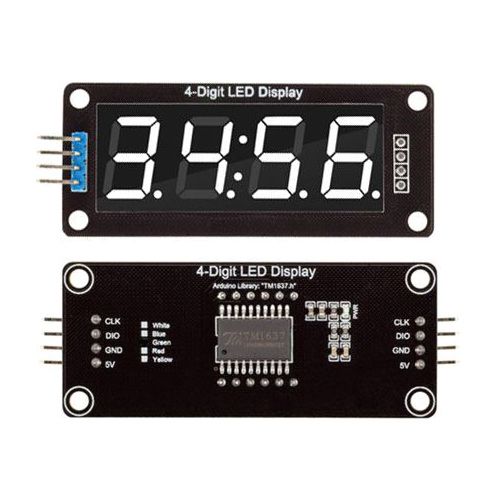 Časový displej 0,56" s TM1637 biely