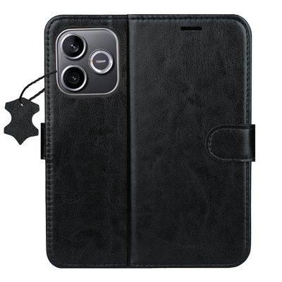 Smart Luxe leather case for Honor 600 Lite black