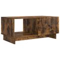 vidaXL Konferenčný stolík Dymový dub 90 x 50 x 40 cm Kompozitné drevo