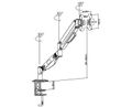 Stolový držiak monitora HQ 13"-27" BLOW 76-872 Stolní držák monitoru HQ 13"-27" BLOW  76-872