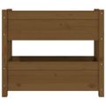 vidaXL Kvetináč medovohnedý 77x25x66 cm borovicový masív